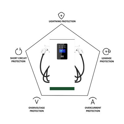 300V-750V Gleichspannung Portable EV Car Charger 22kw für Zuhause